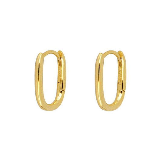 Oval hoop gold