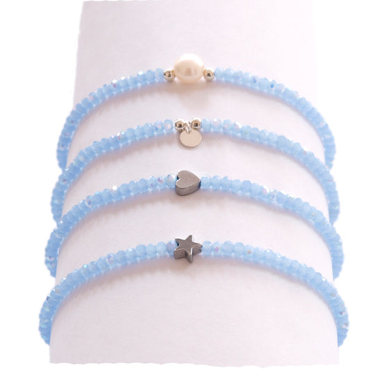 Cyan blue silver - ByMirelae