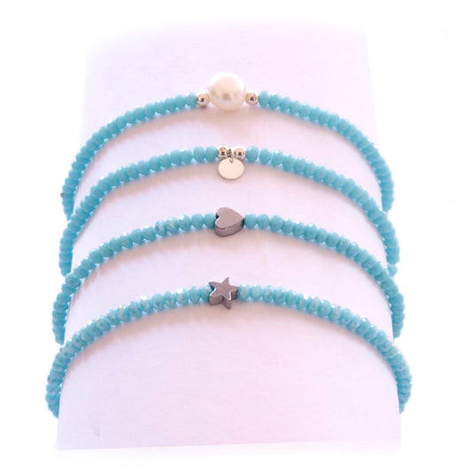 Turquoise blue silver - ByMirelae