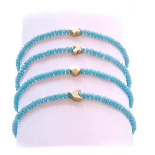 Turquoise blue gold - ByMirelae