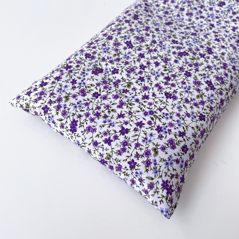 Saco térmico semillas floral lila