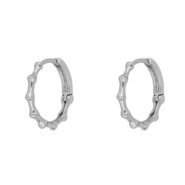 Bamboo hoop silver