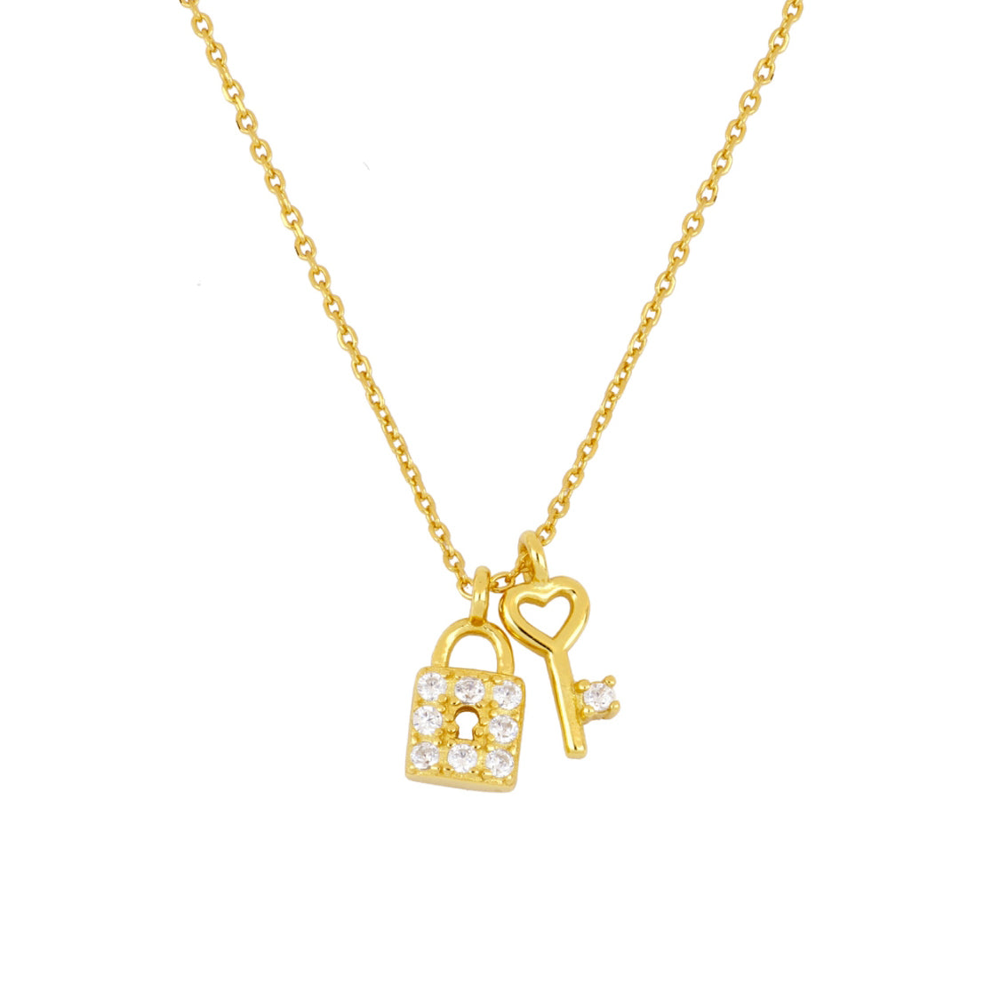 Lock & key gold