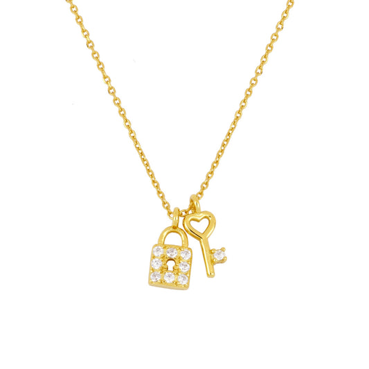 Lock & key gold