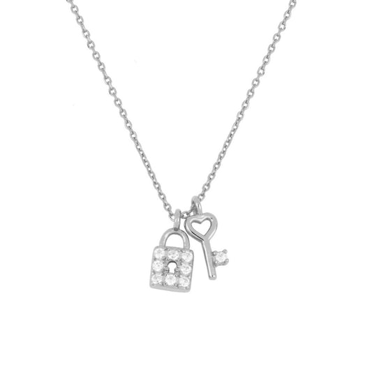 Lock & key silver