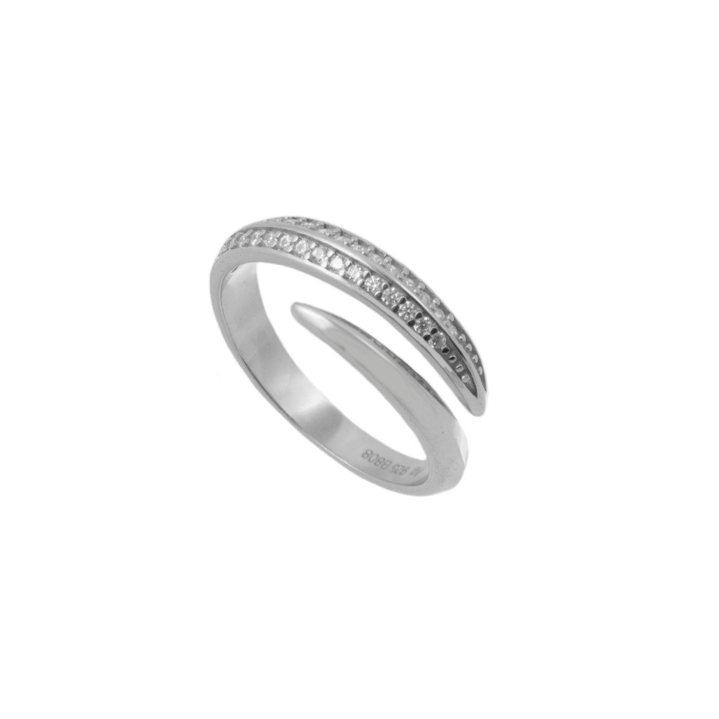 Zirconia open silver
