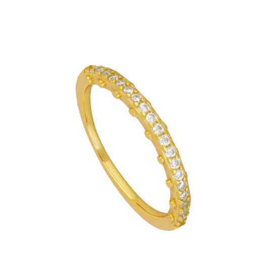 Zirconias ring gold